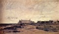 Le Village De Kerity En Bretagne Barbizon Impressionism landscape Charles Francois Daubigny scenery